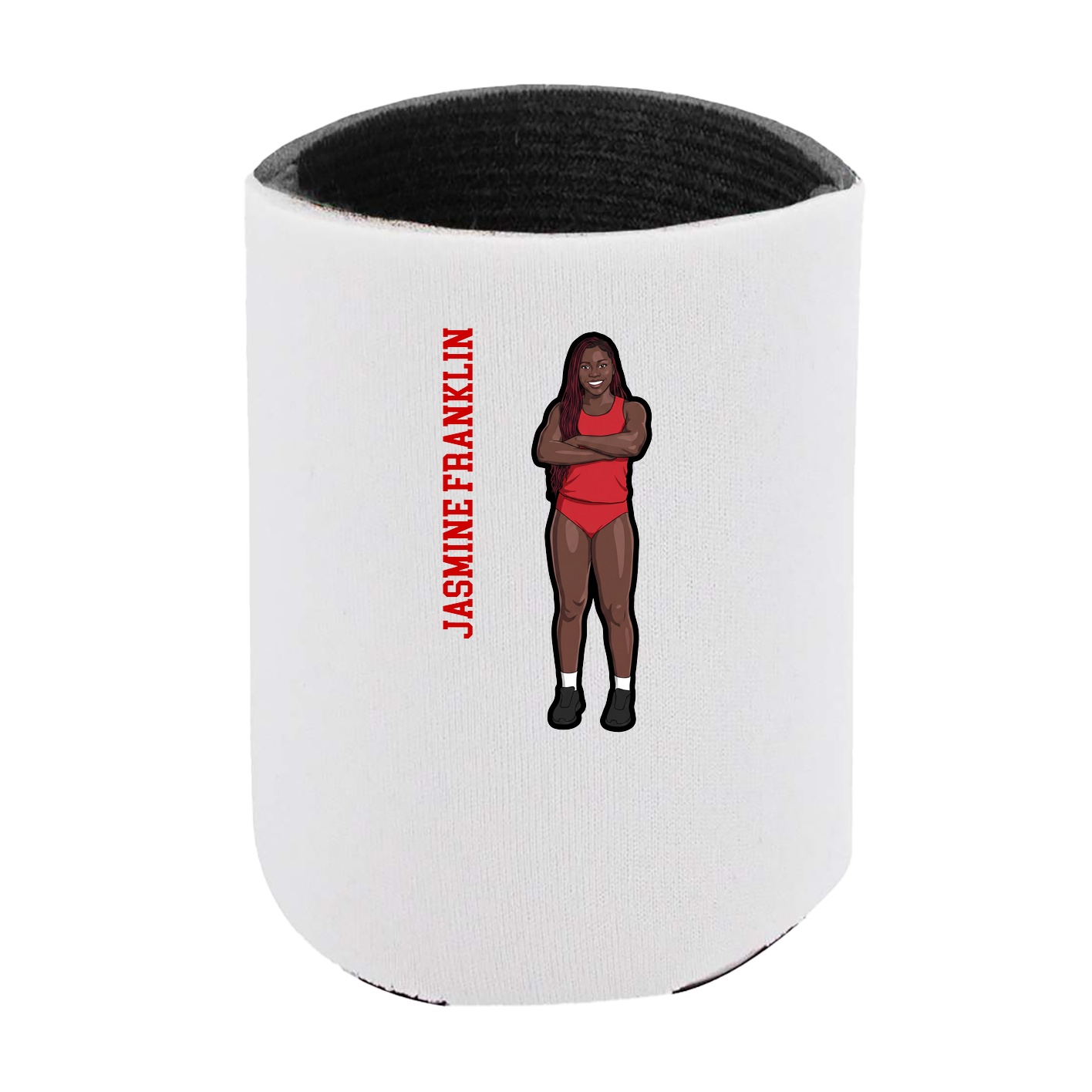 Can Holder — Name Vertical in White