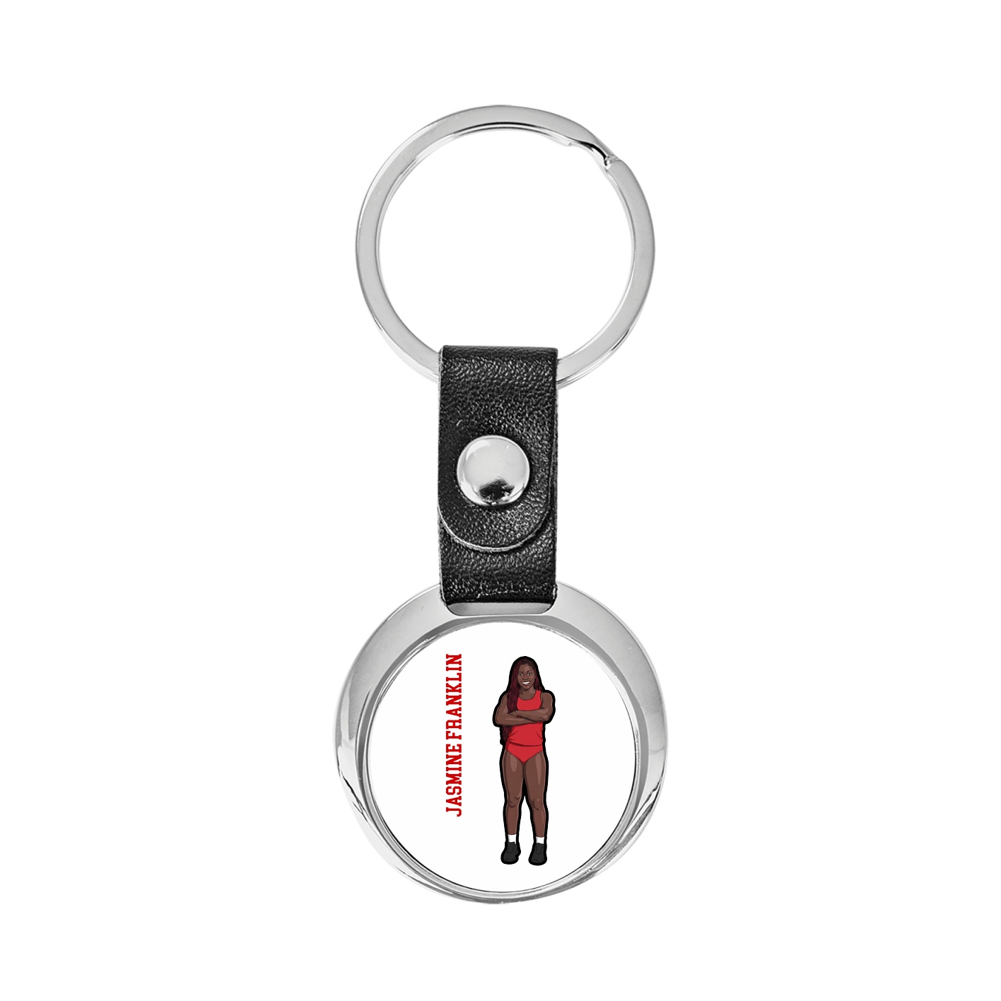 Key Chain — Name Vertical in Classic