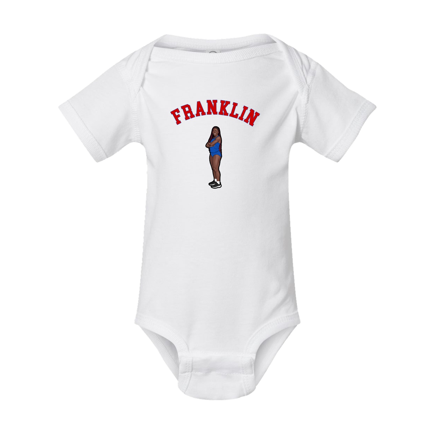 Baby Onesie — Shirsey Arch in White