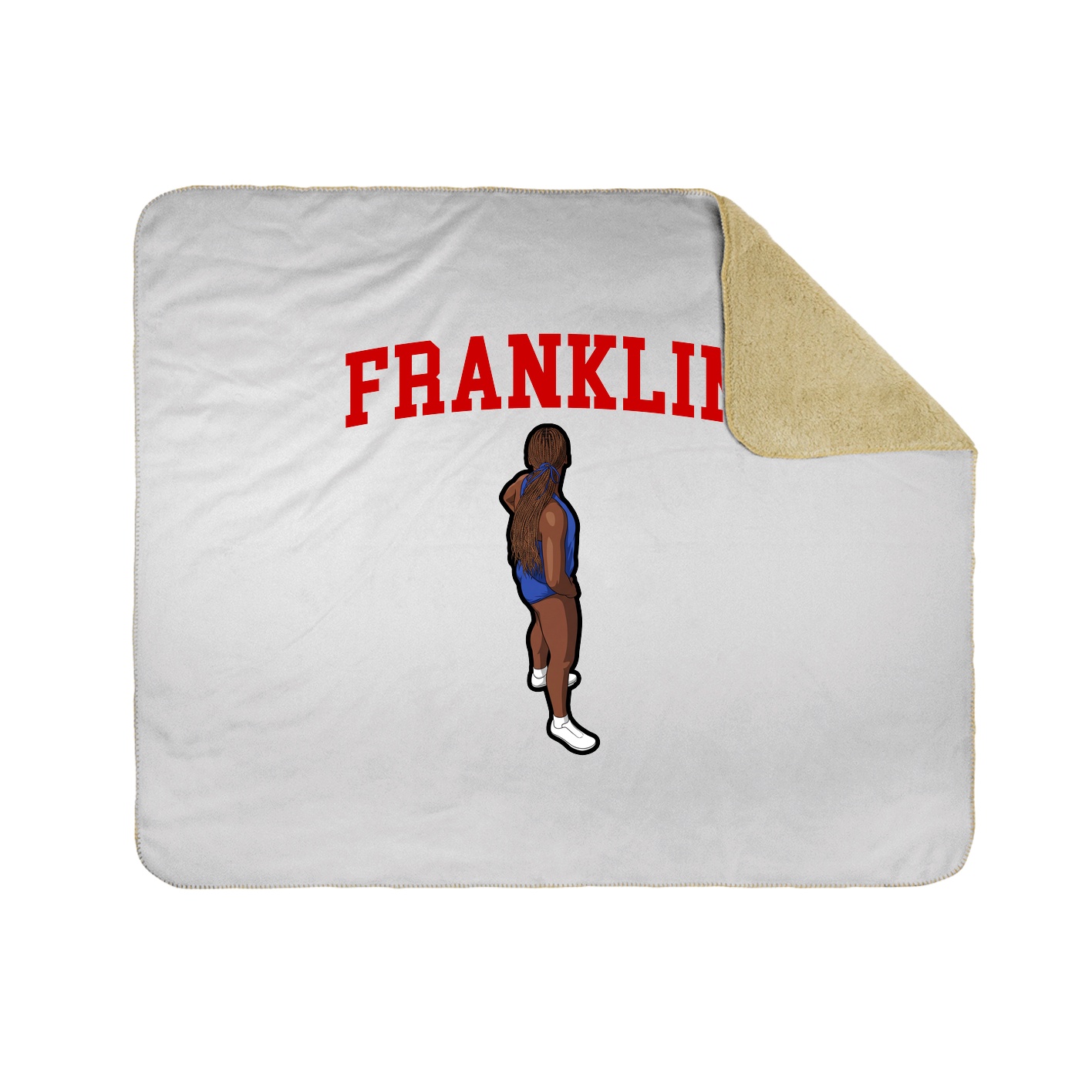 Throw Blanket — Shirsey in White