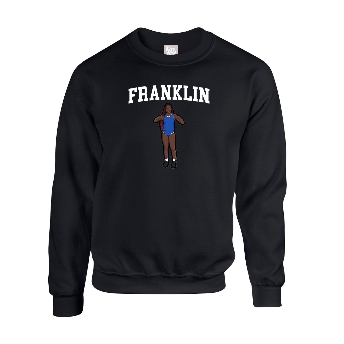 Fleece Crew — Shirsey in Black