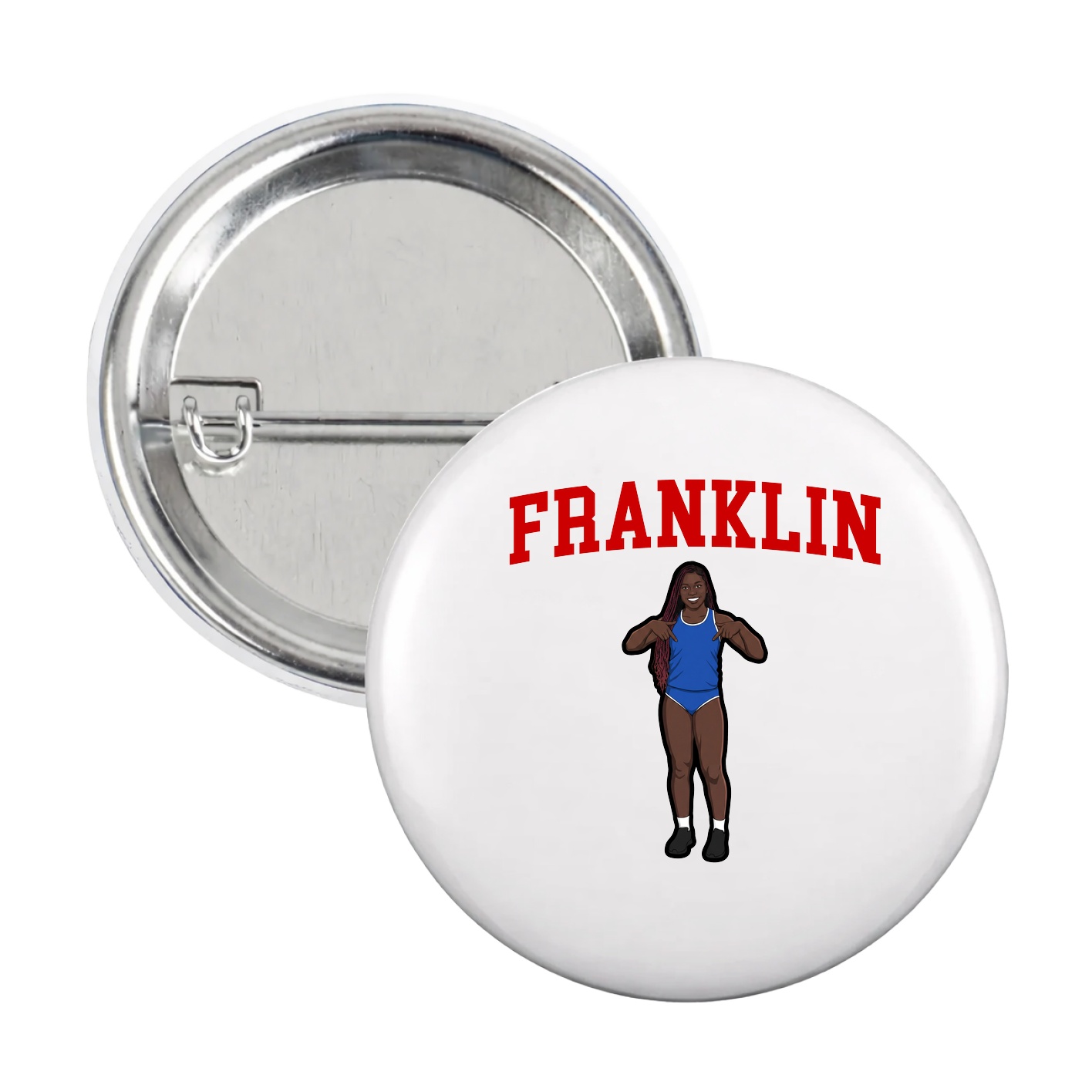 Game Day Button — Shirsey in White