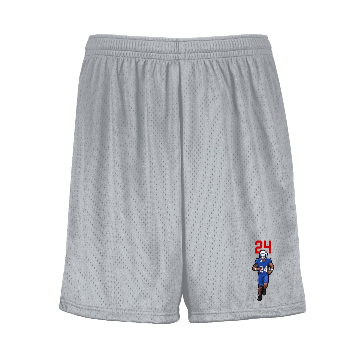 Shorts — Number Top in Silver