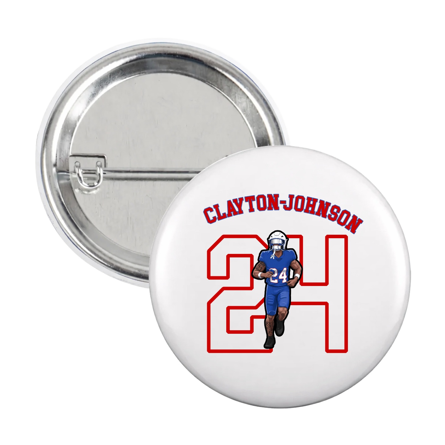 Game Day Button — Shirsey Arch in White