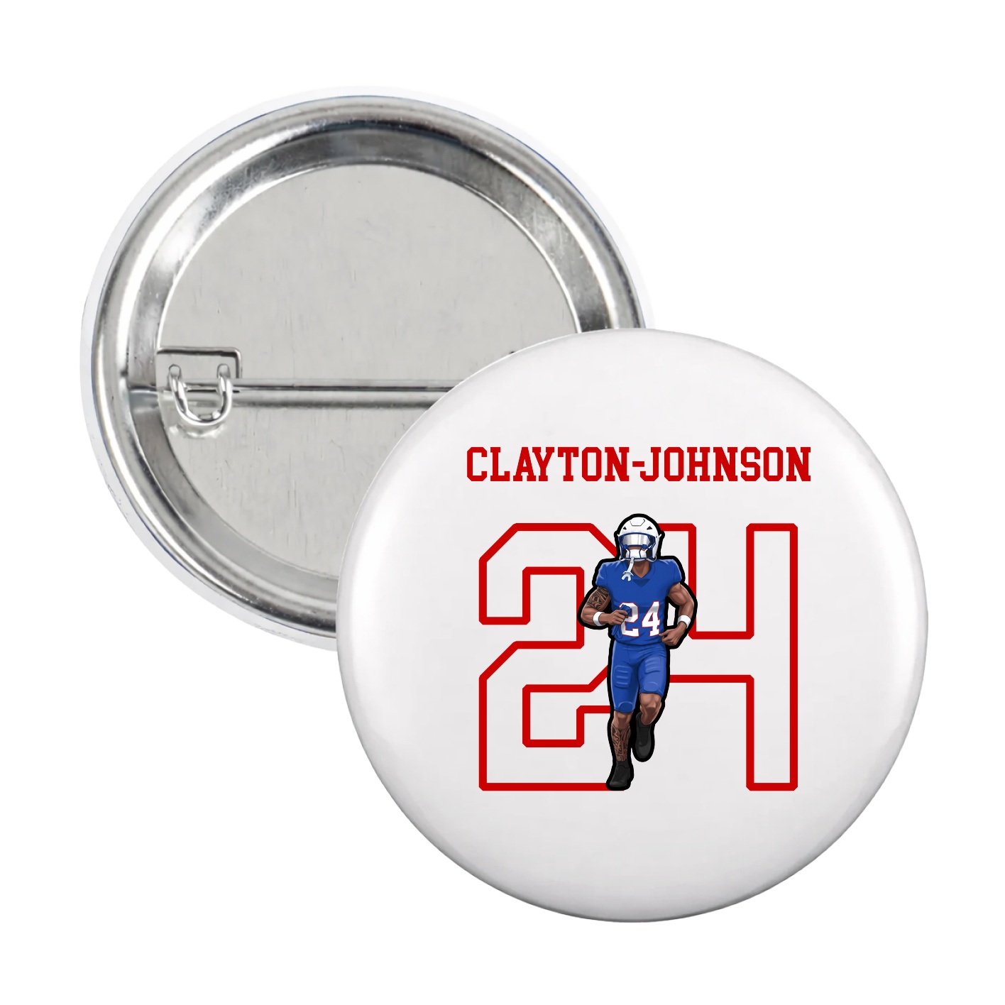 Game Day Button — Shirsey in White