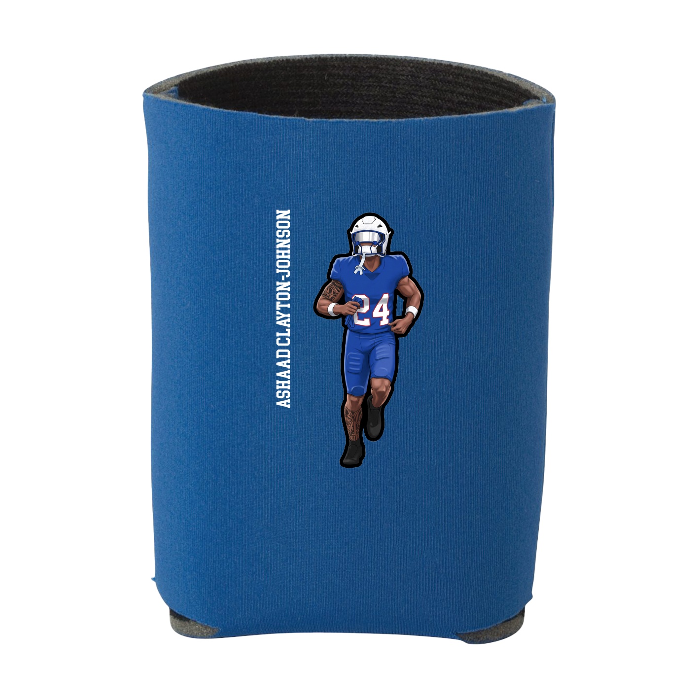 Can Holder — Name Vertical in Royal