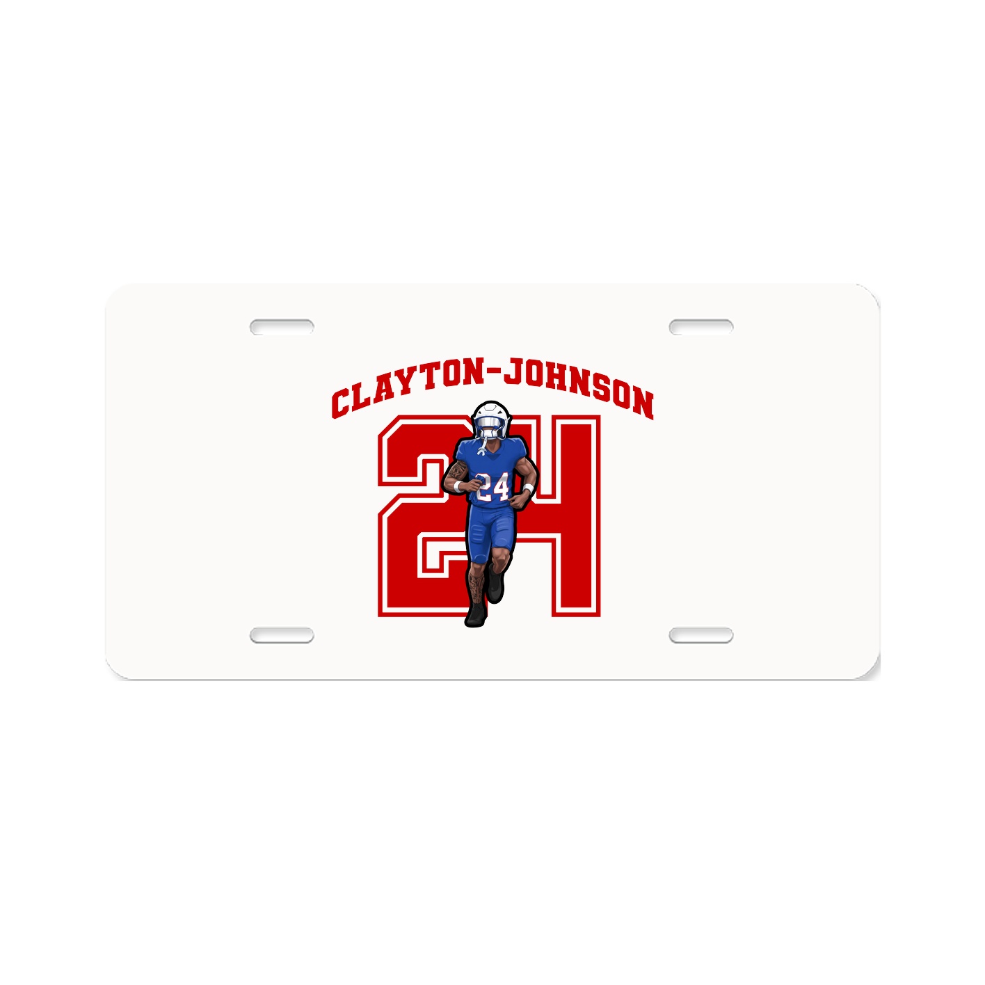 License Plate — Number in Classic