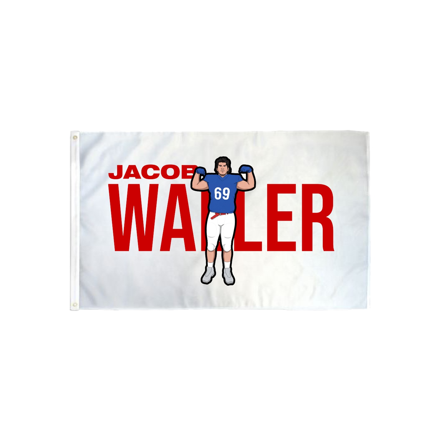 3x5 Flag — Player Name in Classic