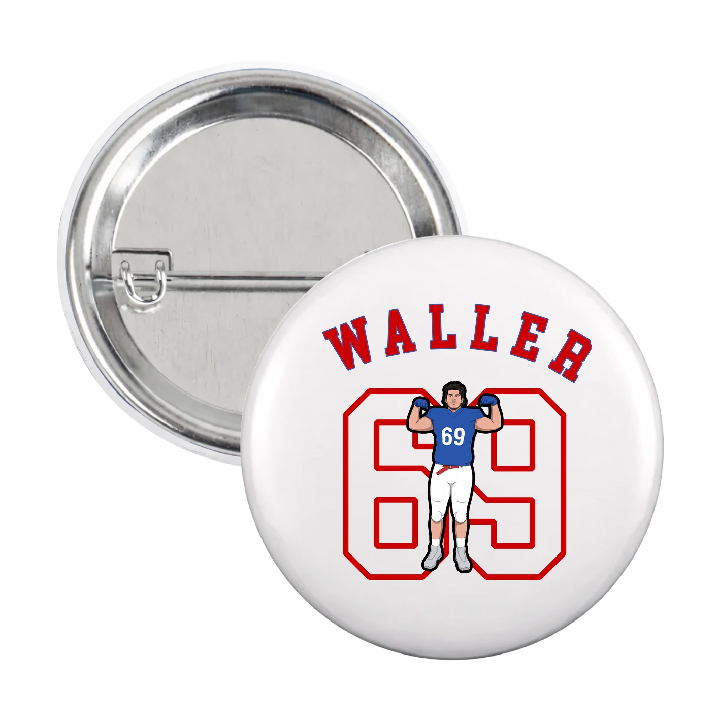 Game Day Button — Shirsey Arch in White