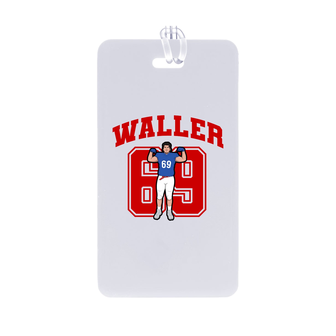 Bag Tag — Number in Classic