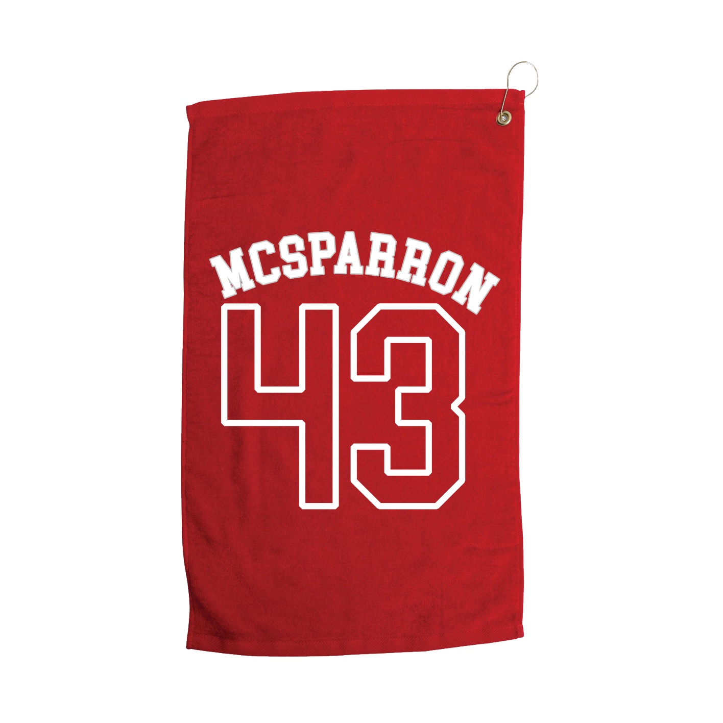 Golf Towel — Shirsey Arch in Red