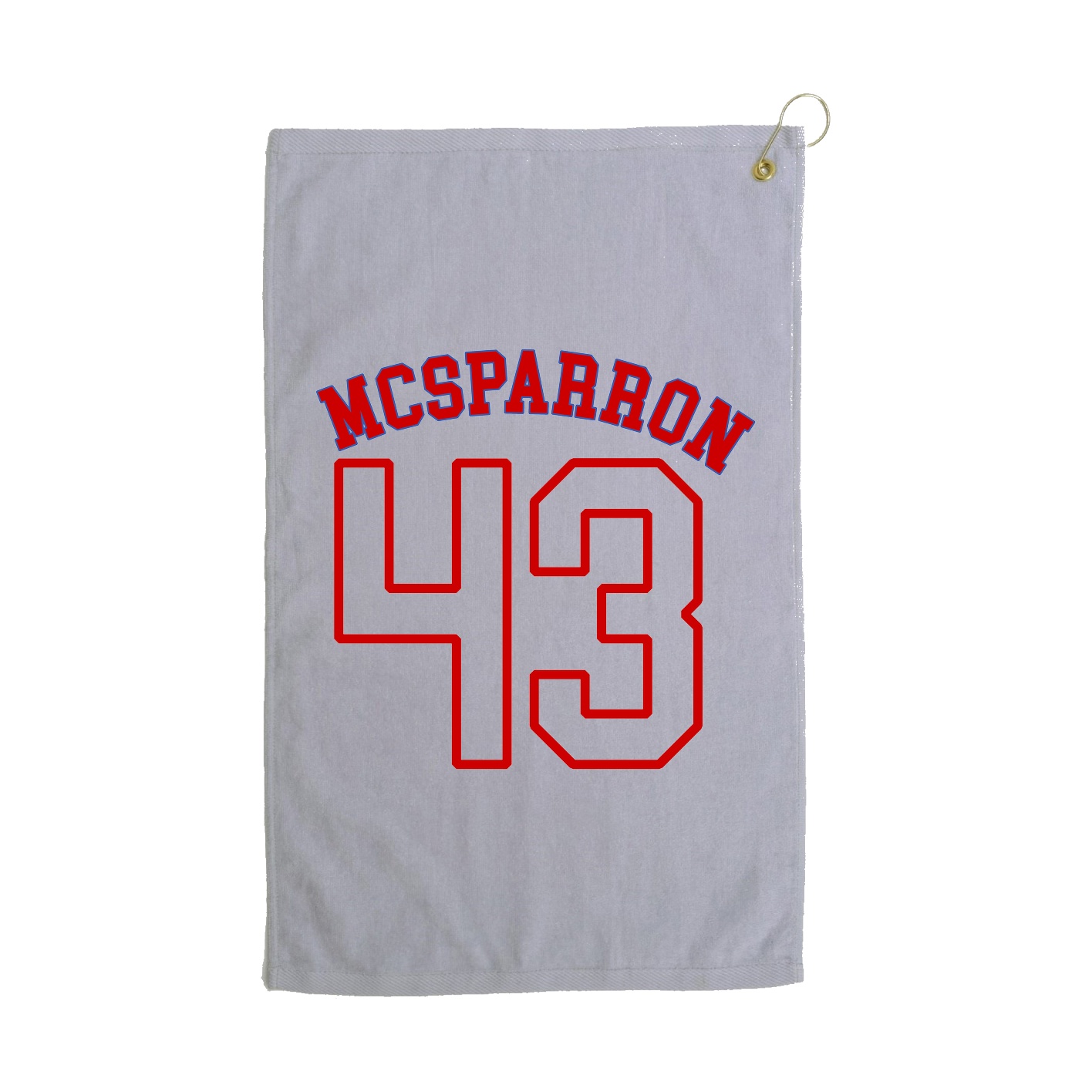 Golf Towel — Shirsey Arch in Grey