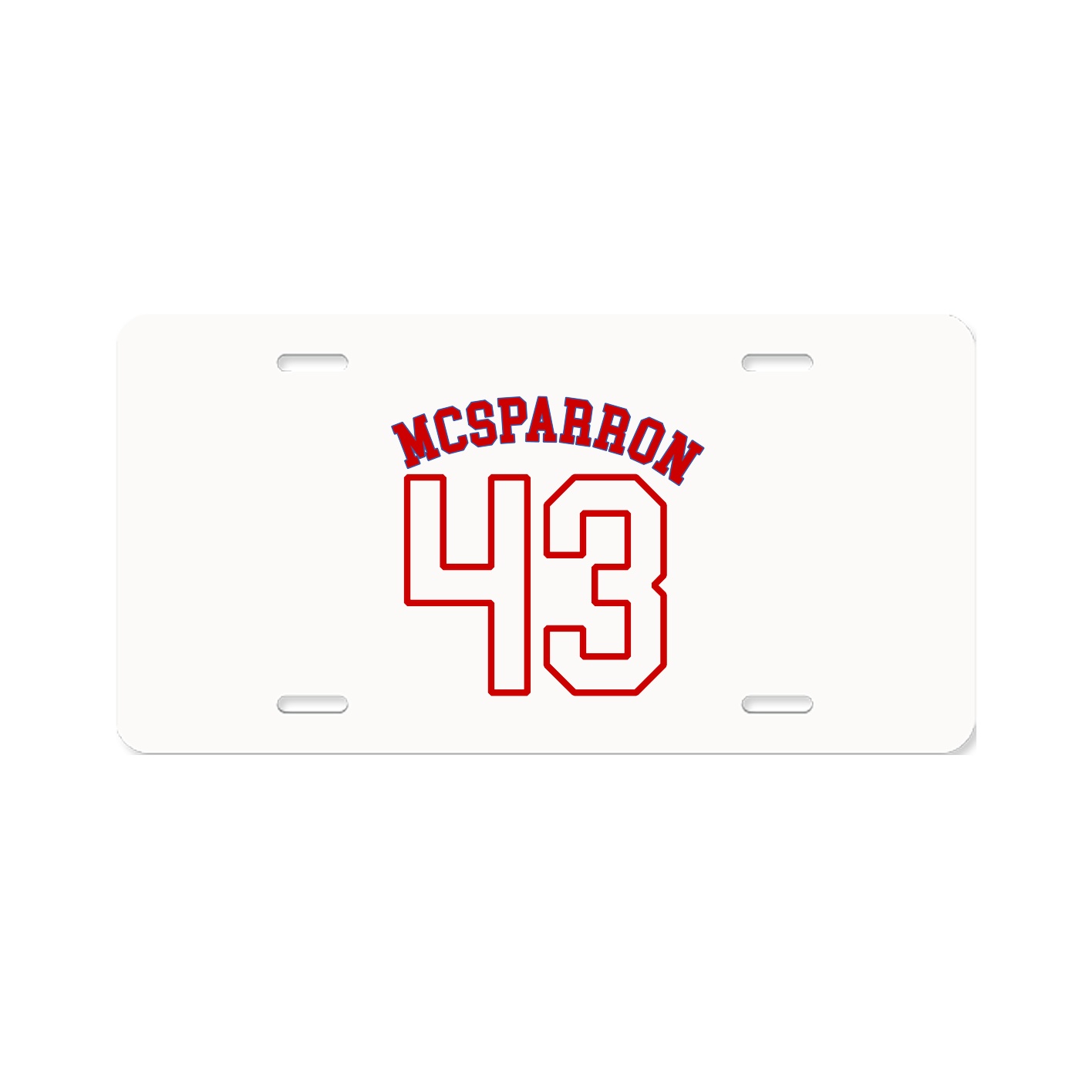 License Plate — Shirsey Arch in Classic