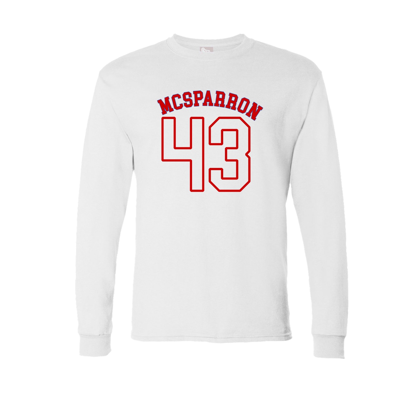 Long Sleeve Tee — Shirsey Arch in White