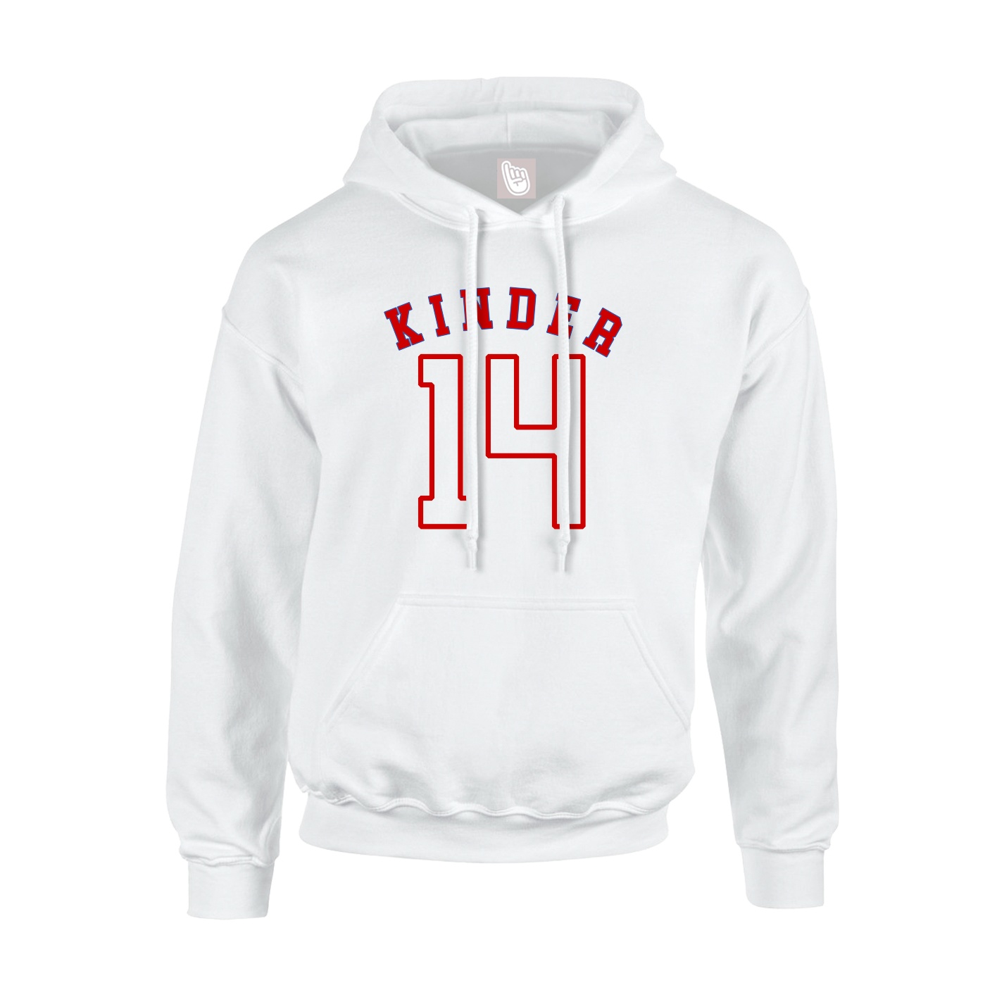 Youth Hoodie — Shirsey Arch in White