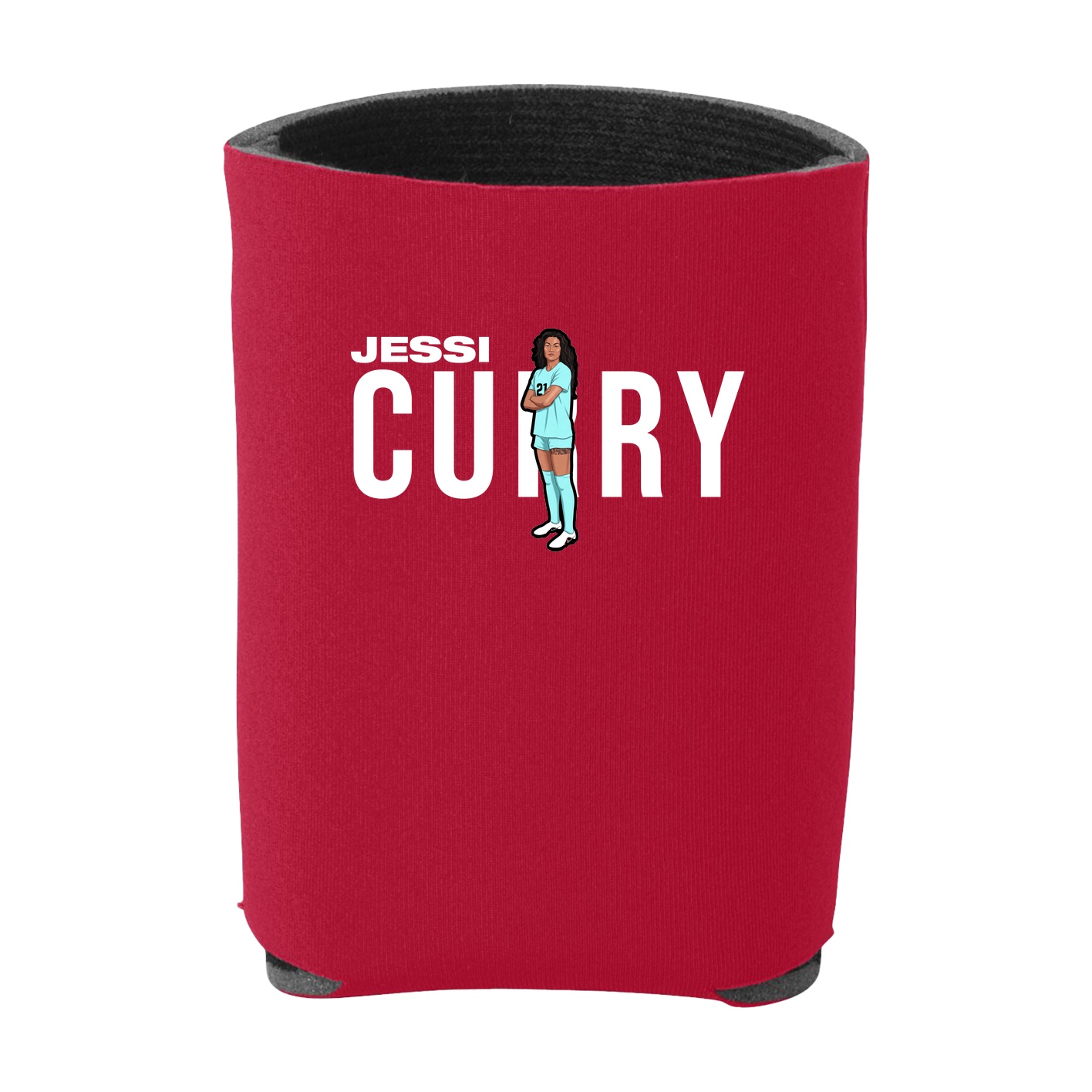 Can Holder — Player Name in Red