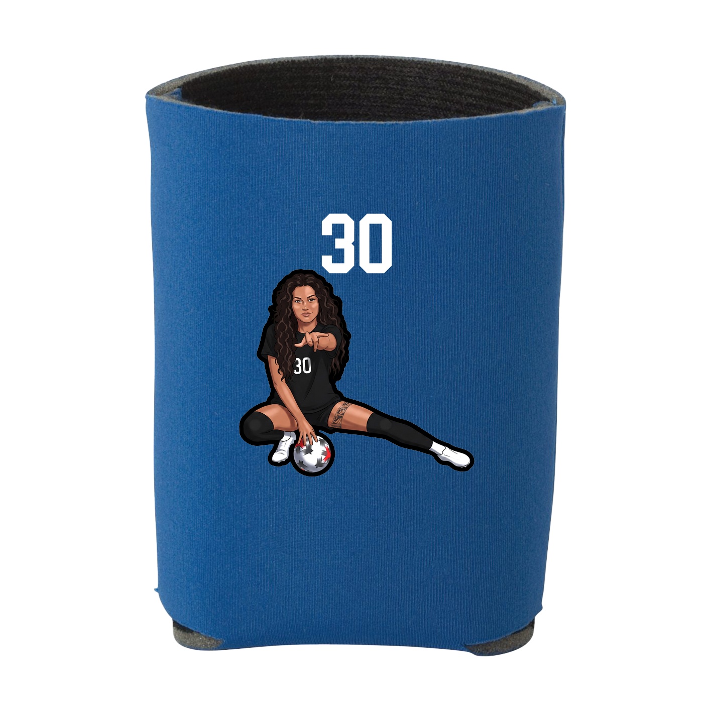 Can Holder — Number Top in Royal