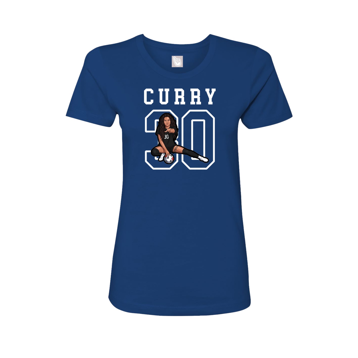 Fitted Women's Tee — Shirsey in Royal