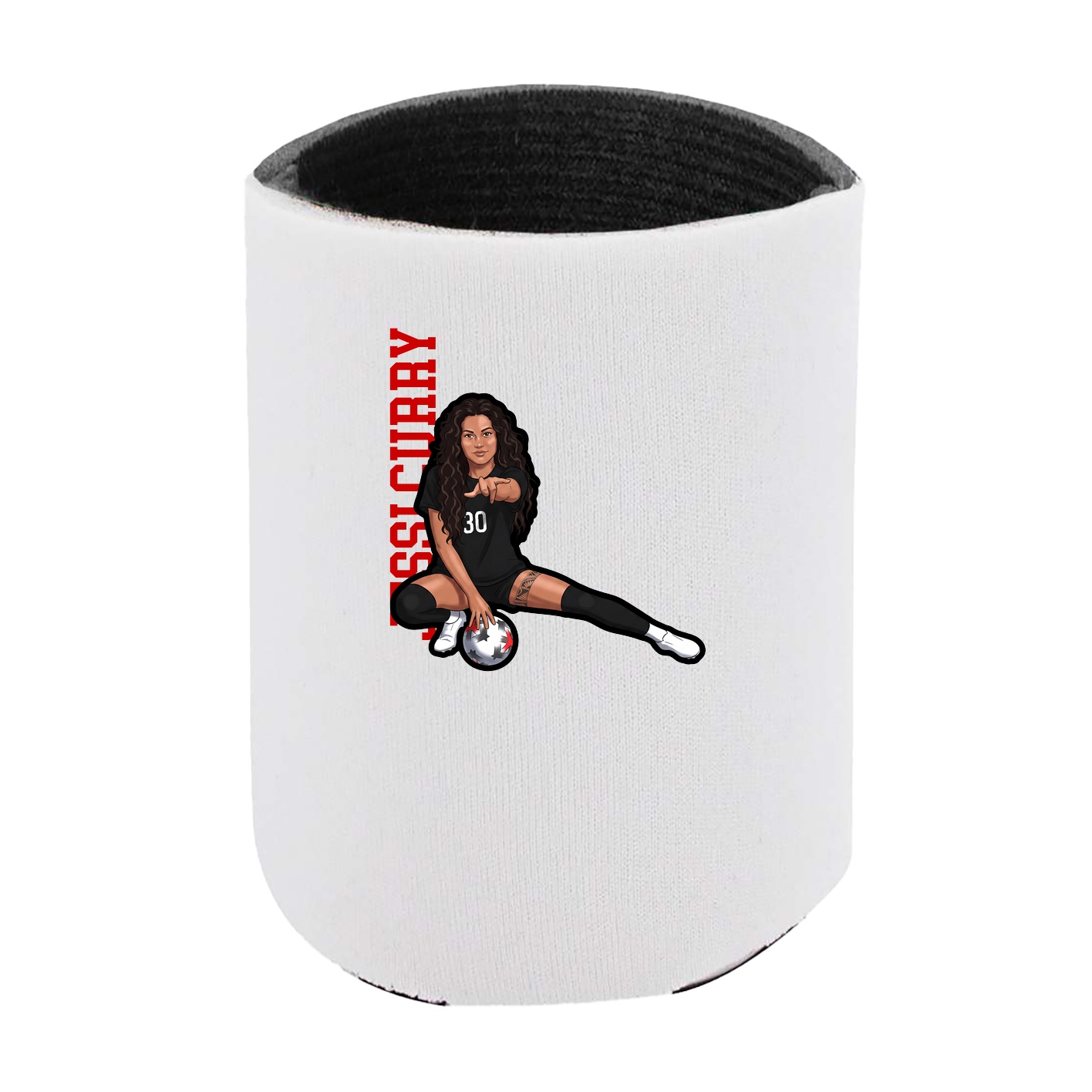 Can Holder — Name Vertical in White