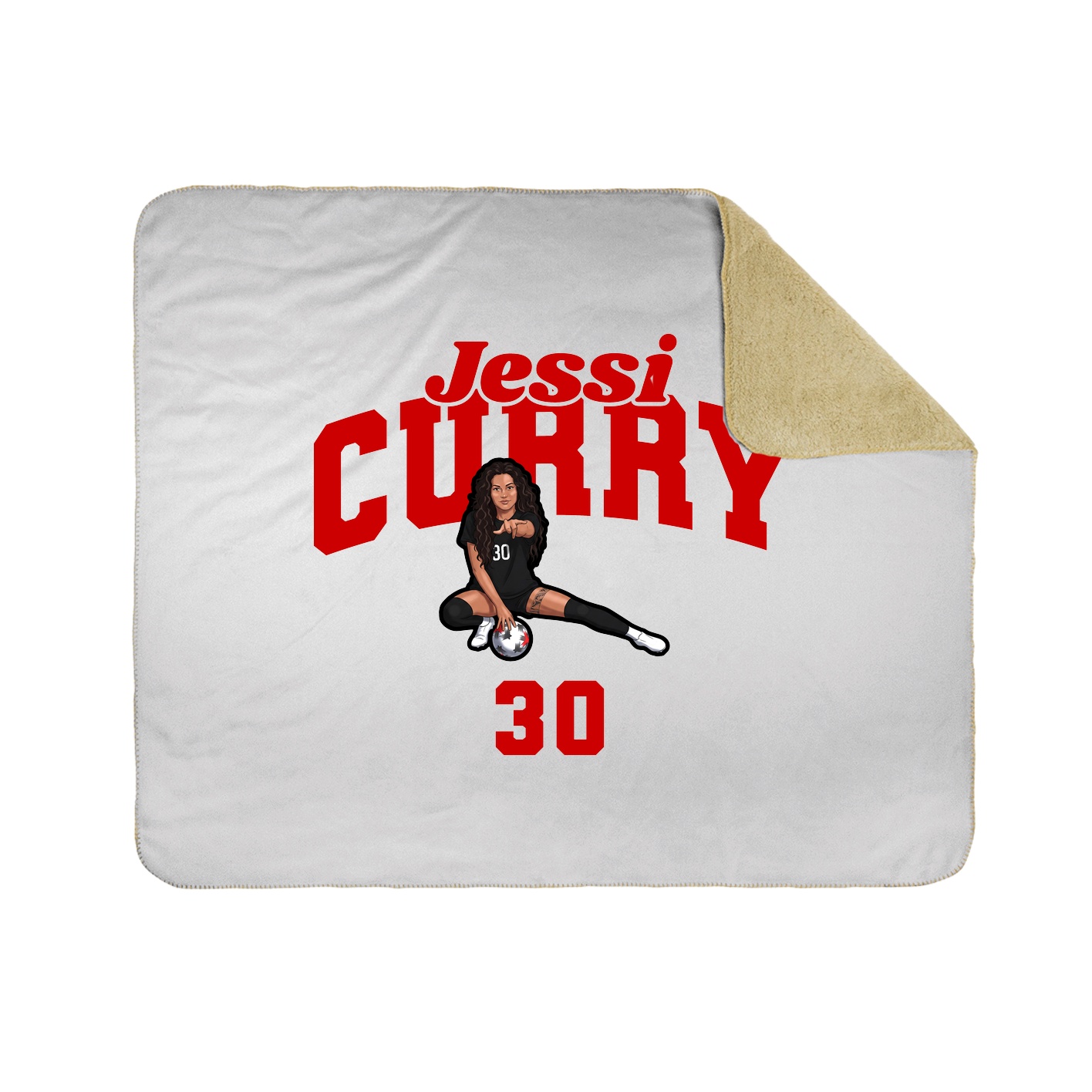 Throw Blanket — Signature Arch in White
