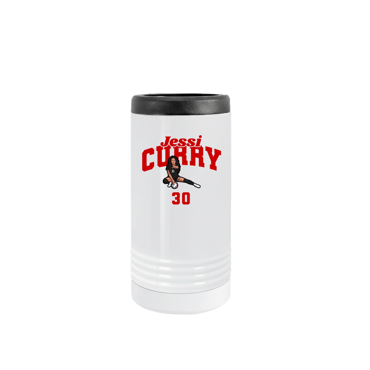 Slim Beverage Holder — Signature Arch in White