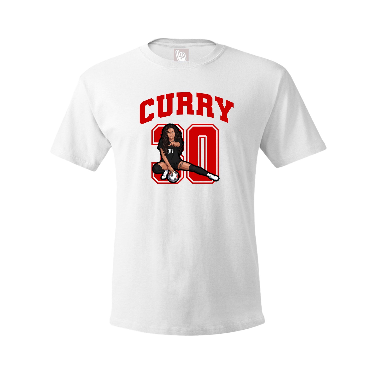 Tee — Number in White