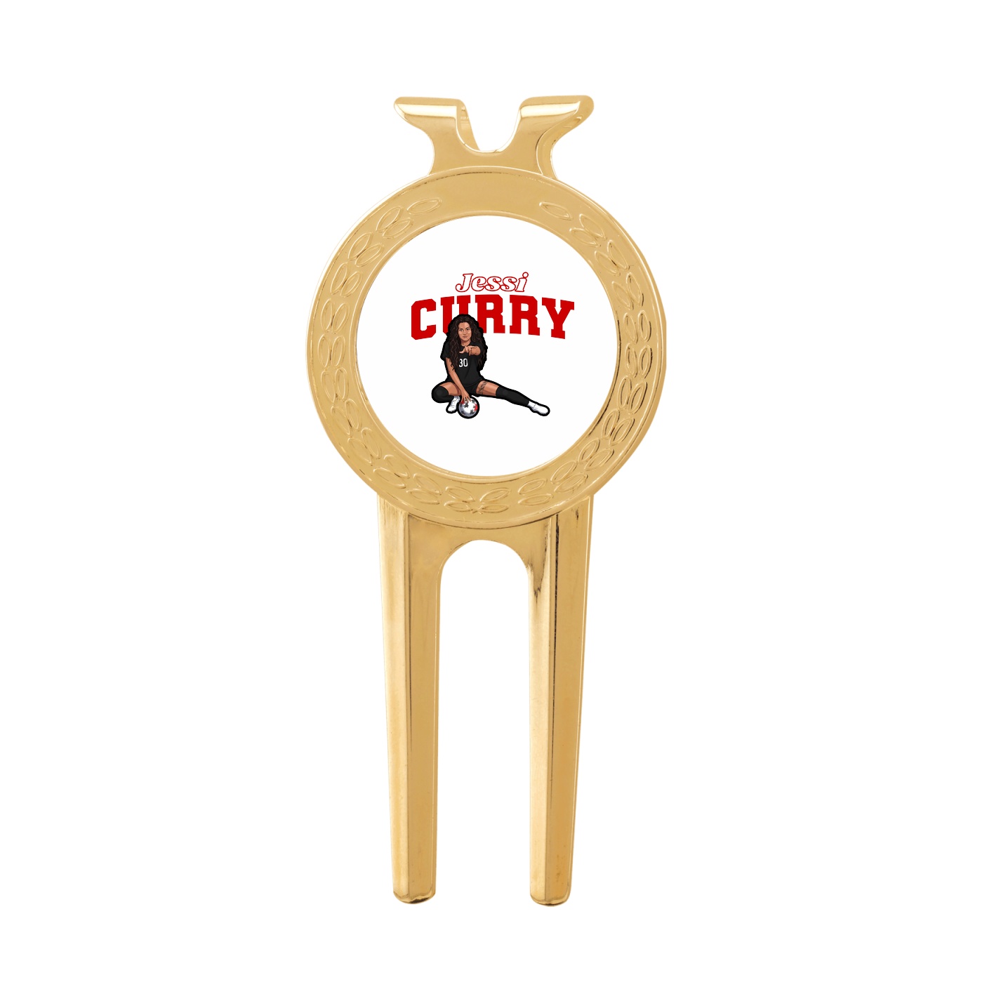 Divot Tool with Ball Marker — Name Arch in Classic