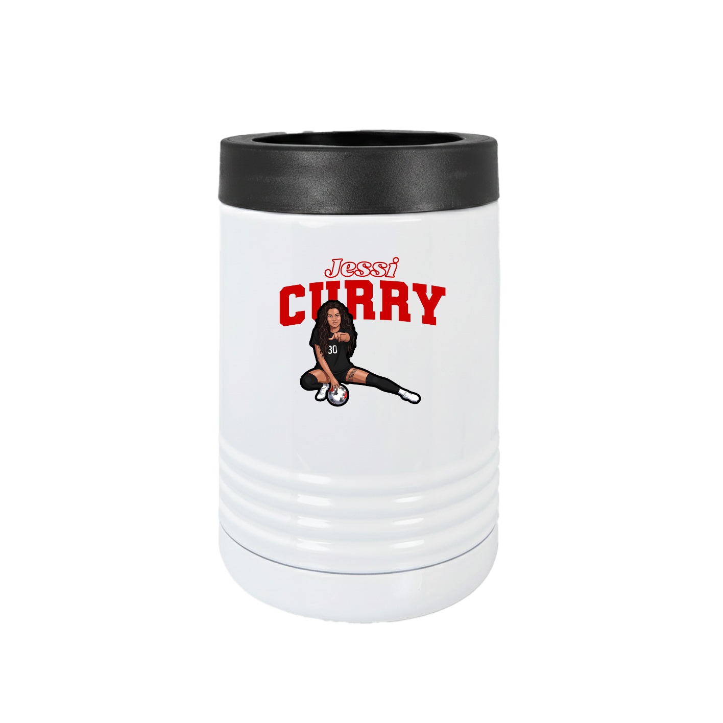 Beverage Holder — Name Arch in White