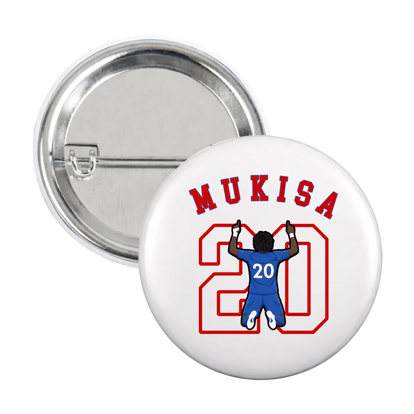 Game Day Button — Shirsey Arch in White