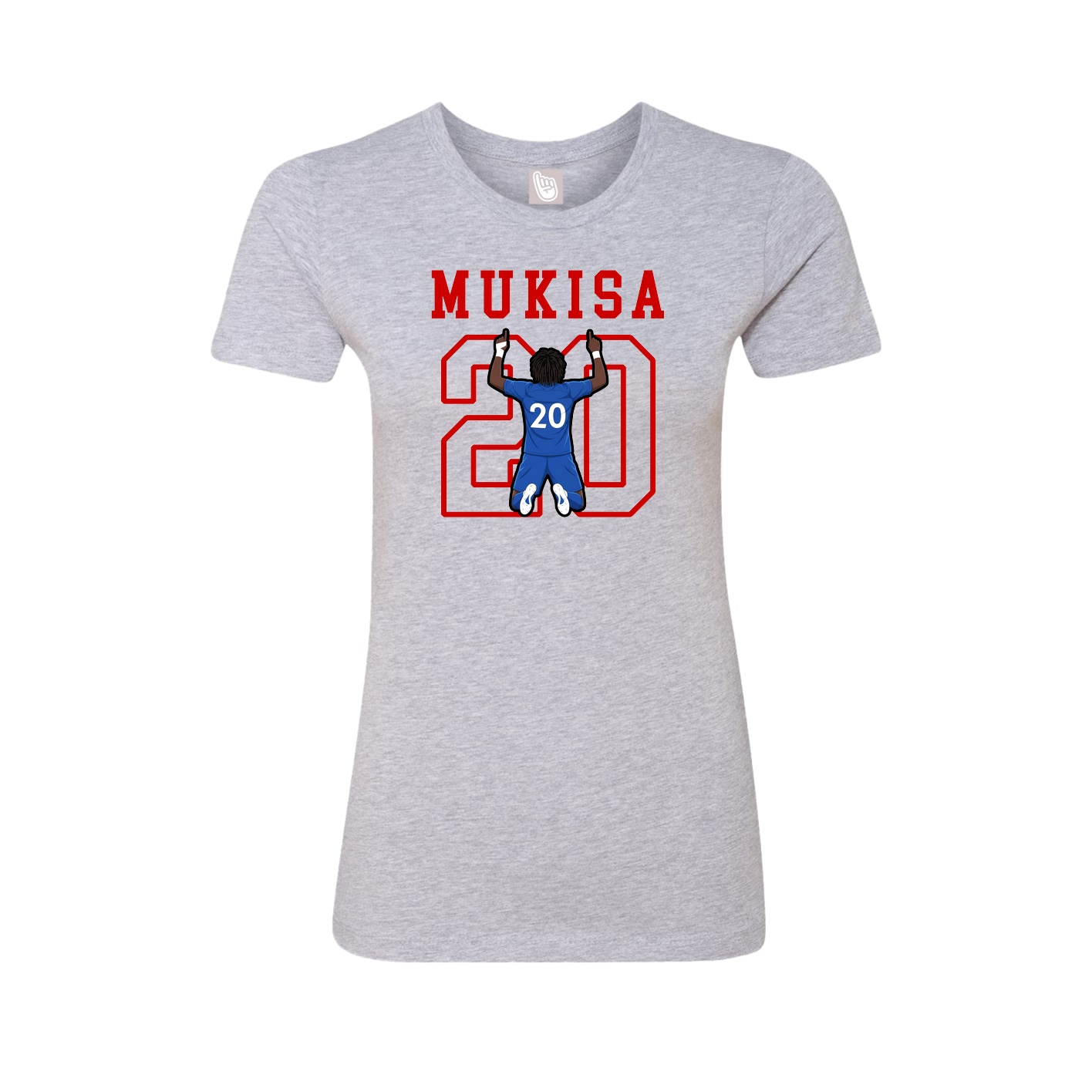 Fitted Women's Tee — Shirsey in Grey