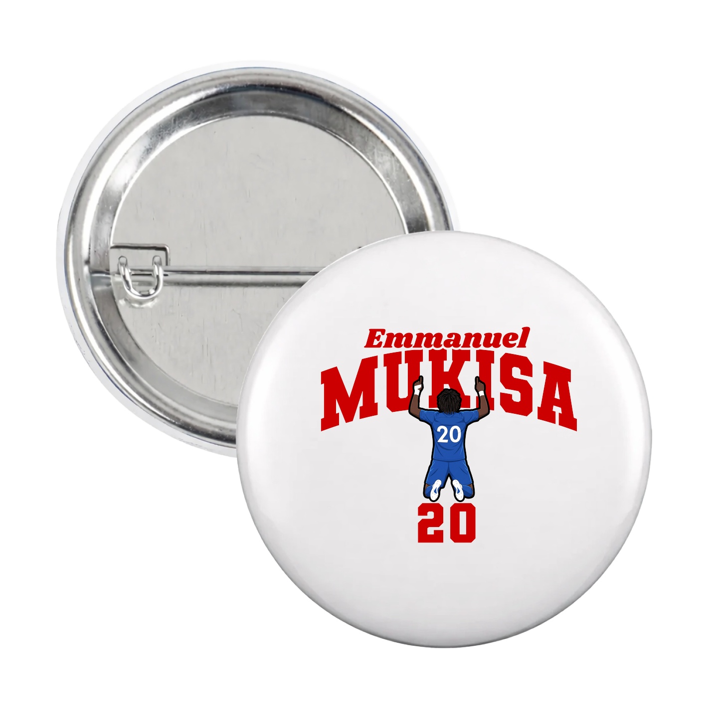 Game Day Button — Signature Arch in White