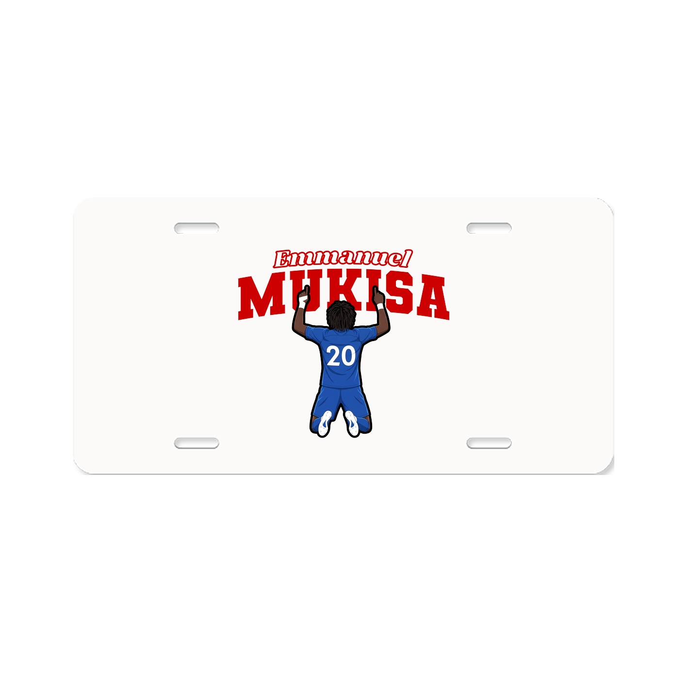 License Plate — Name Arch in Classic