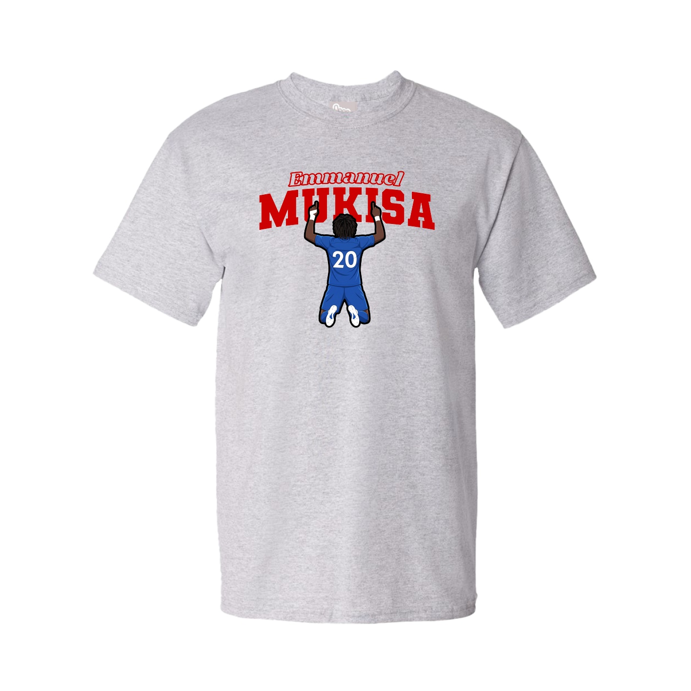 Youth Tee — Name Arch in Grey