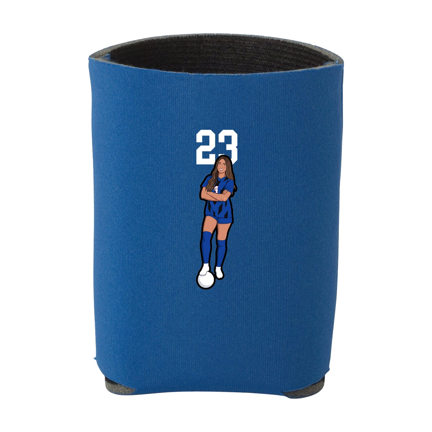 Can Holder — Number Top in Royal