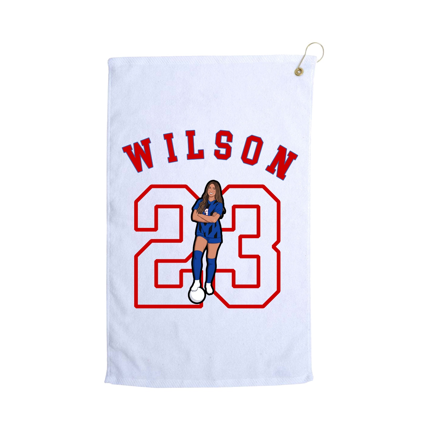 Golf Towel — Shirsey Arch in White