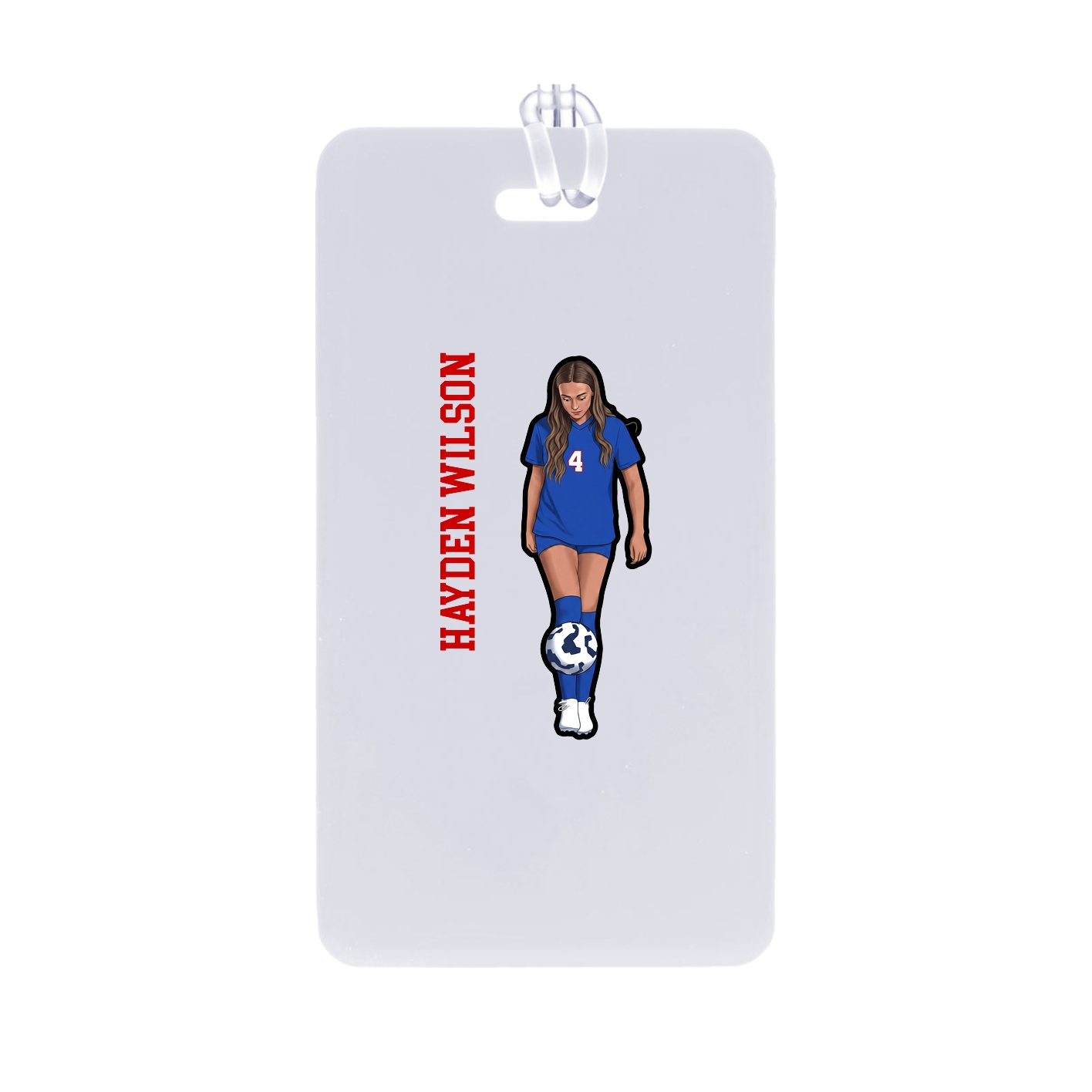 Bag Tag — Name Vertical in Classic