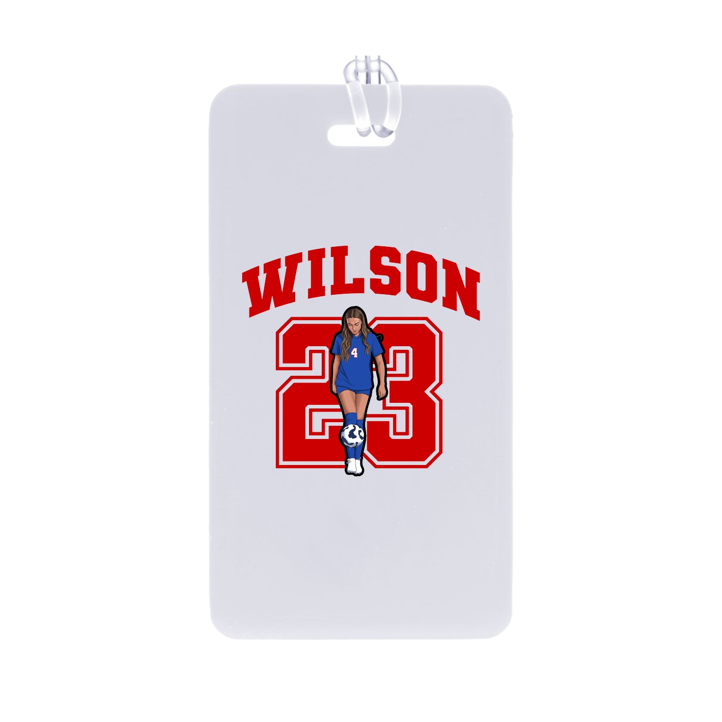 Bag Tag — Number in Classic