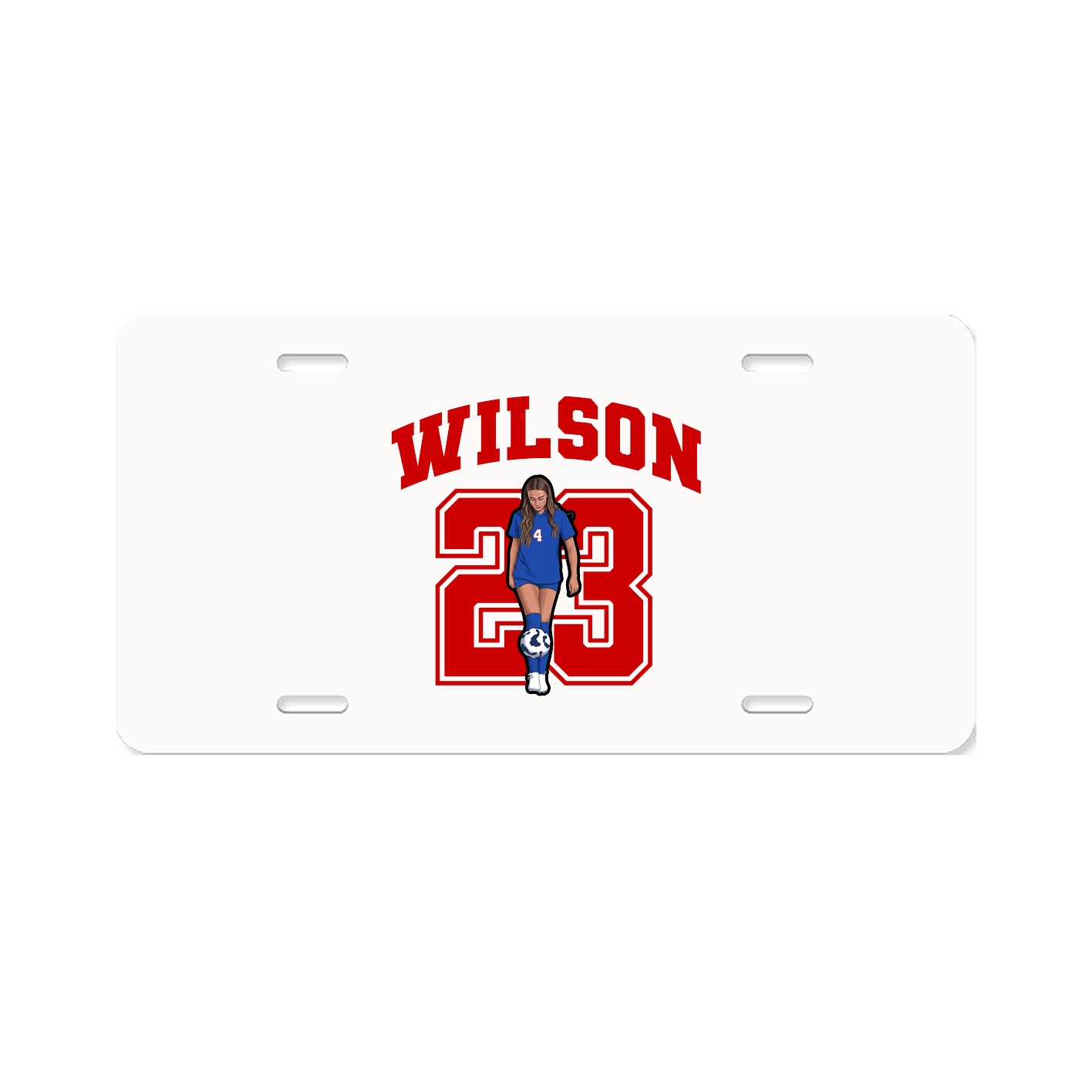 License Plate — Number in Classic