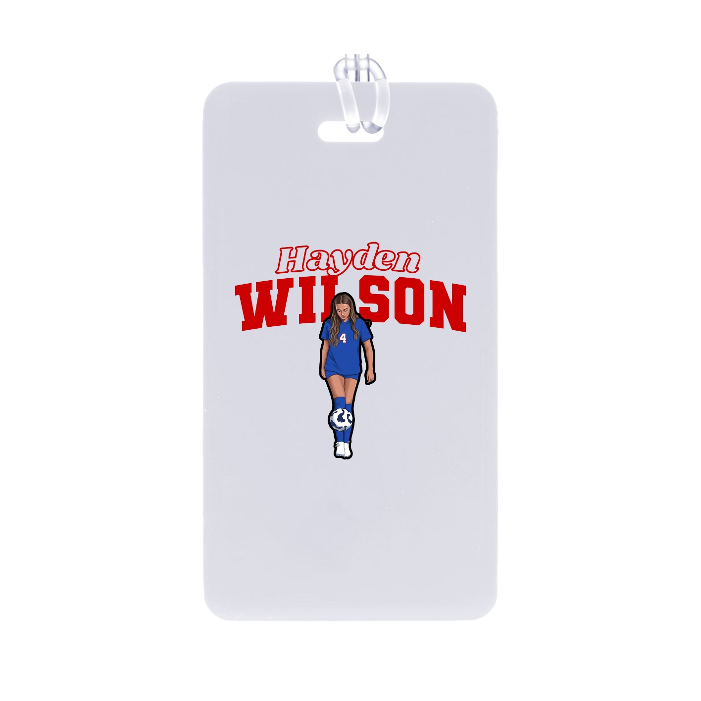 Bag Tag — Name Arch in Classic