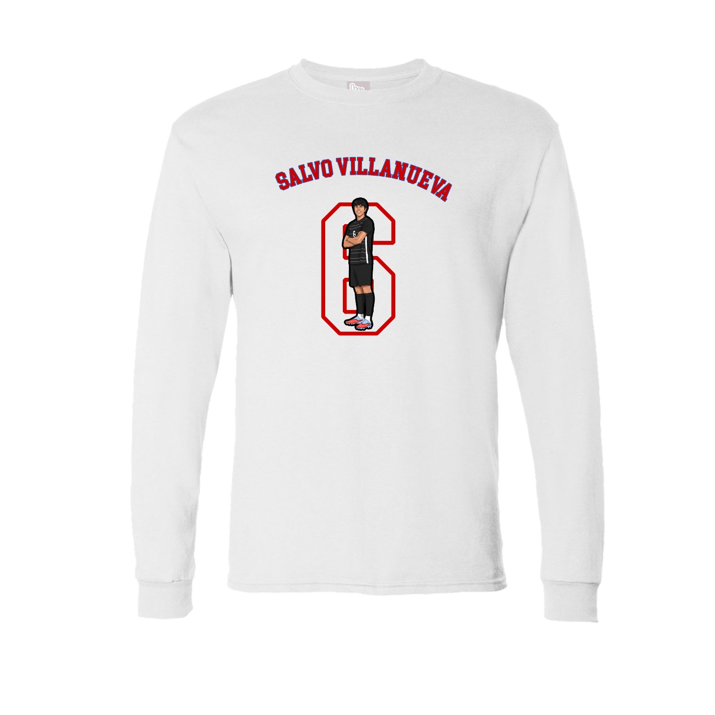 Long Sleeve Tee — Shirsey Arch in White