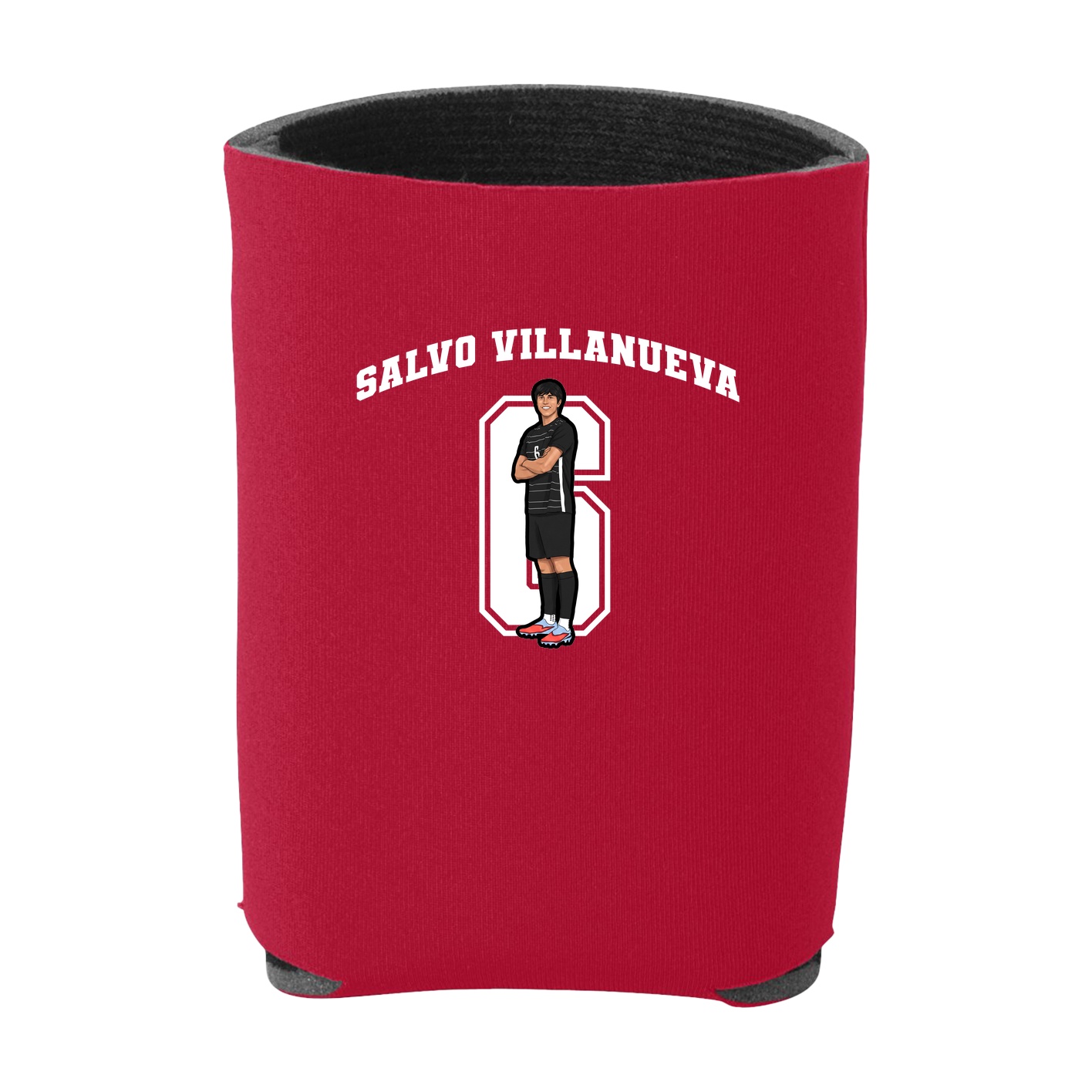 Can Holder — Number in Red