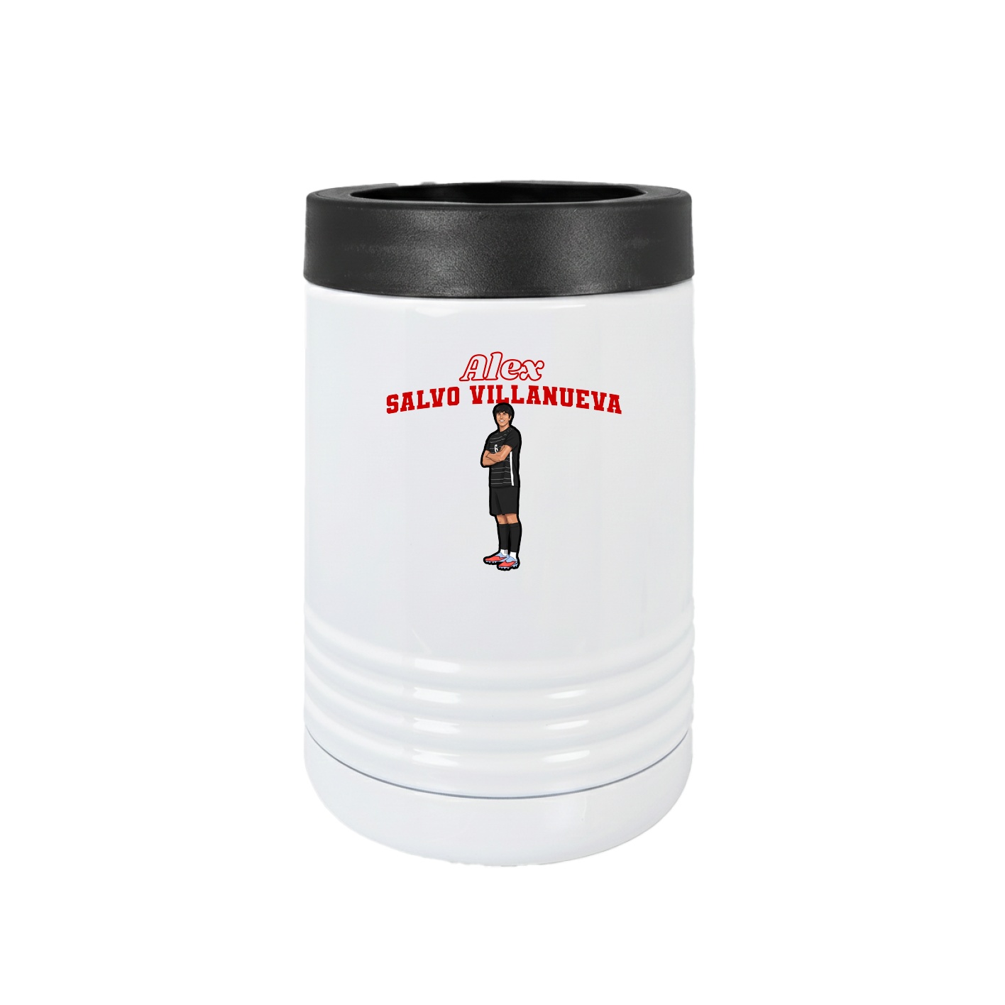 Beverage Holder — Name Arch in White