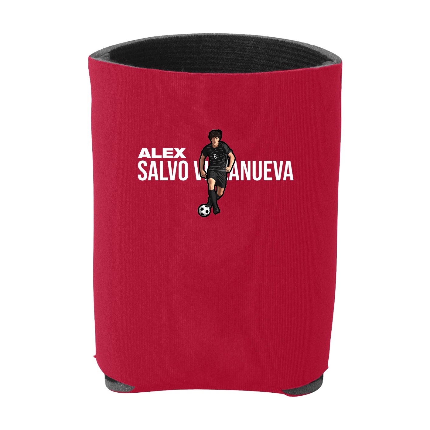 Can Holder — Player Name in Red
