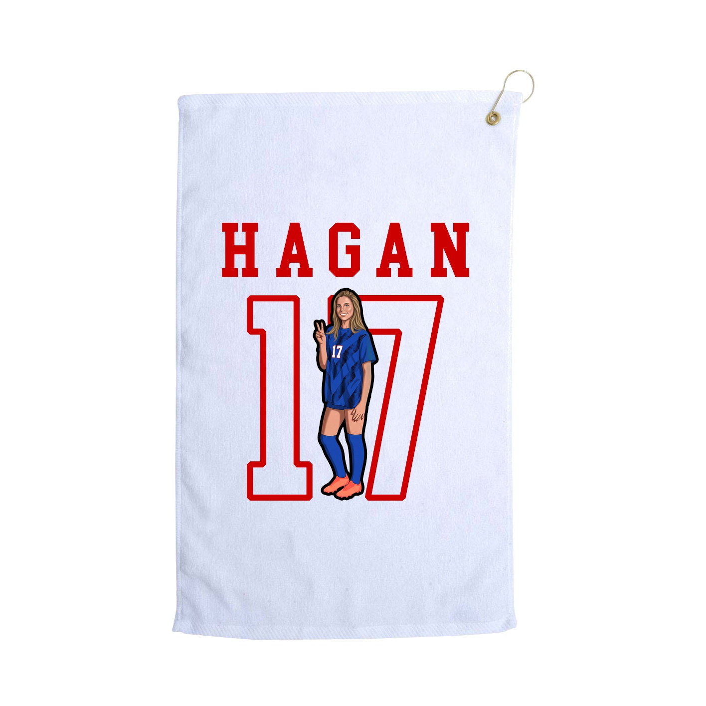 Golf Towel — Shirsey in White