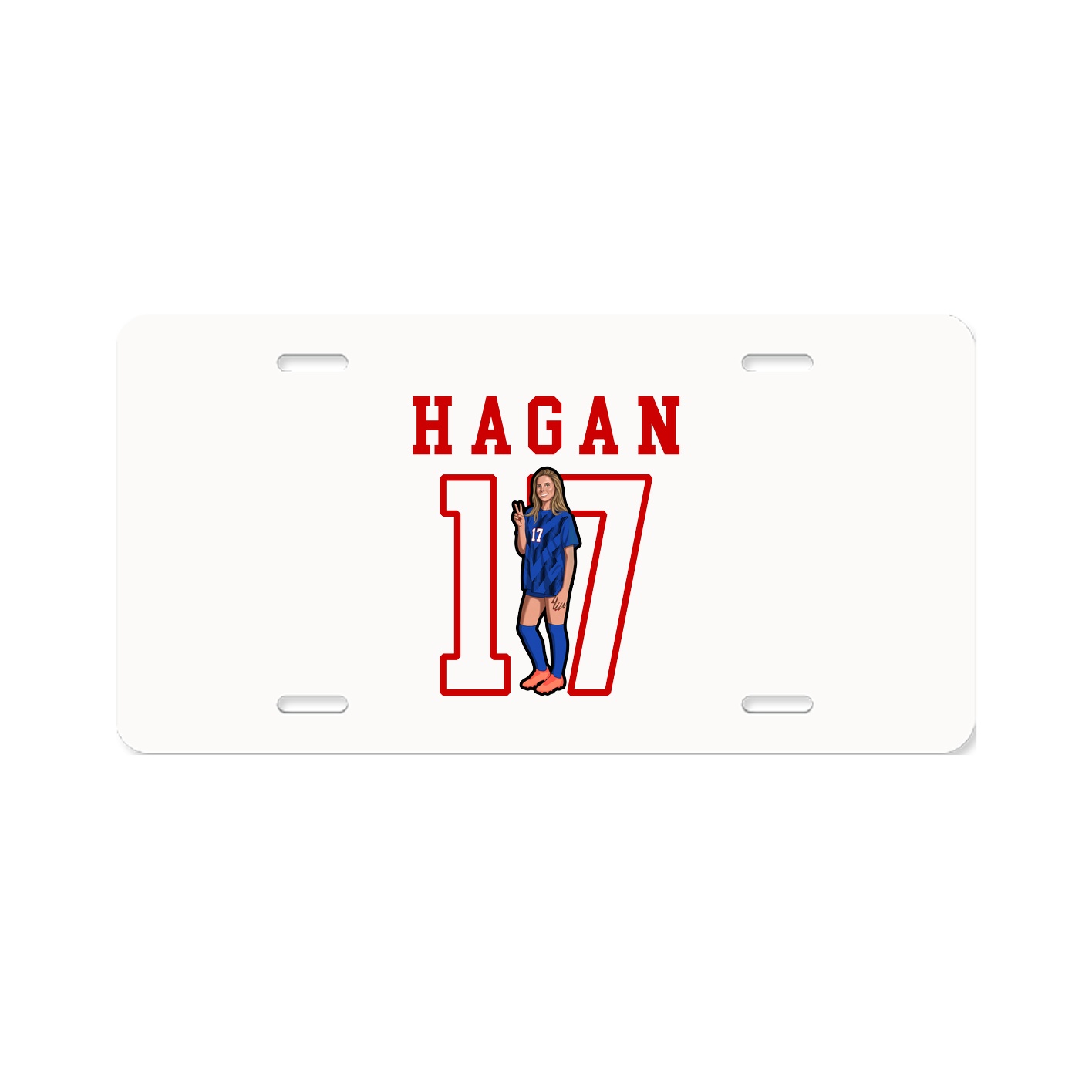 License Plate — Shirsey in Classic