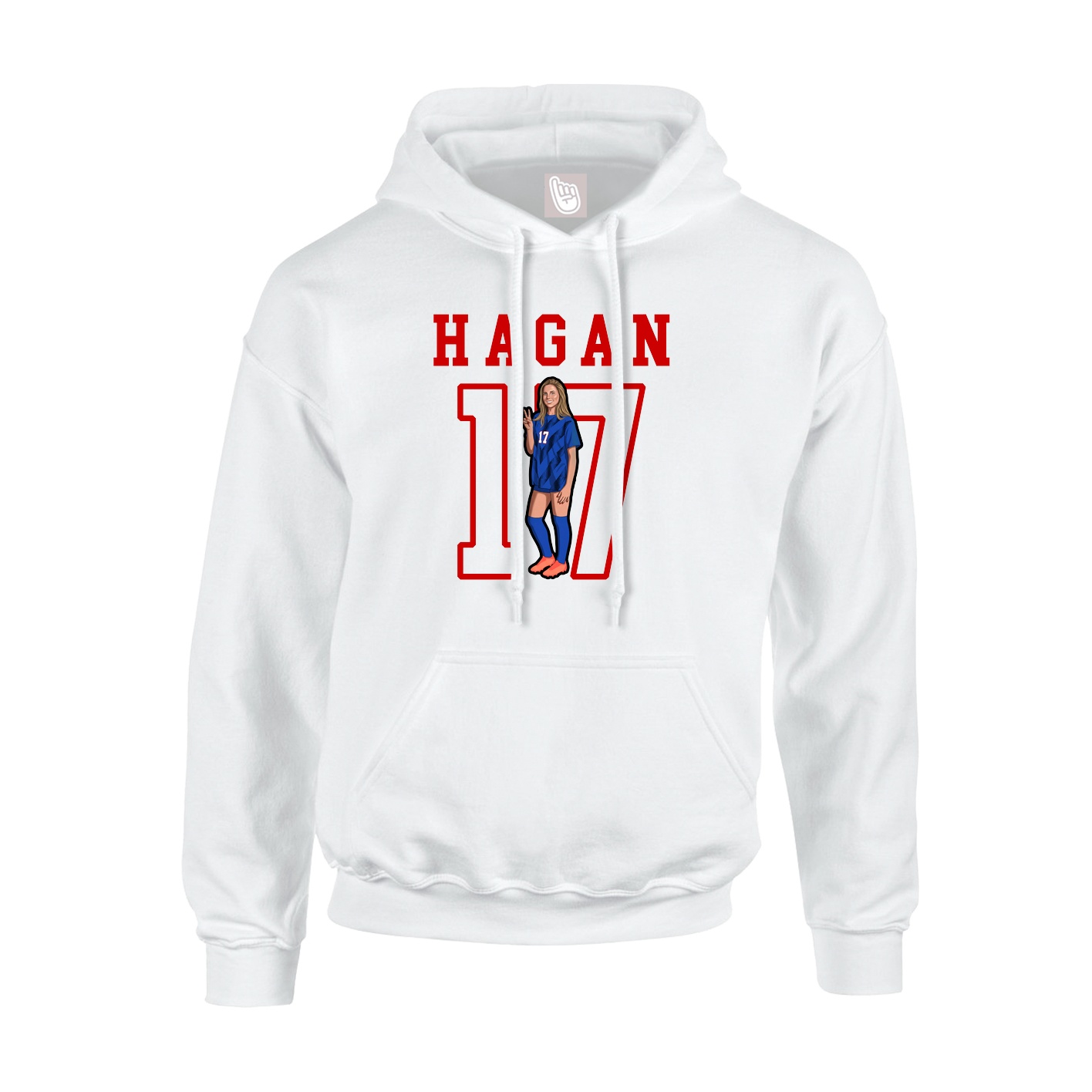 Hoodie — Shirsey in White