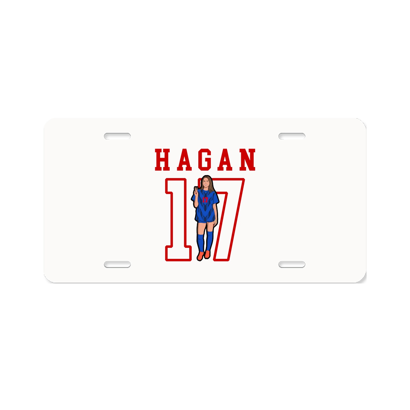 License Plate — Shirsey in Classic