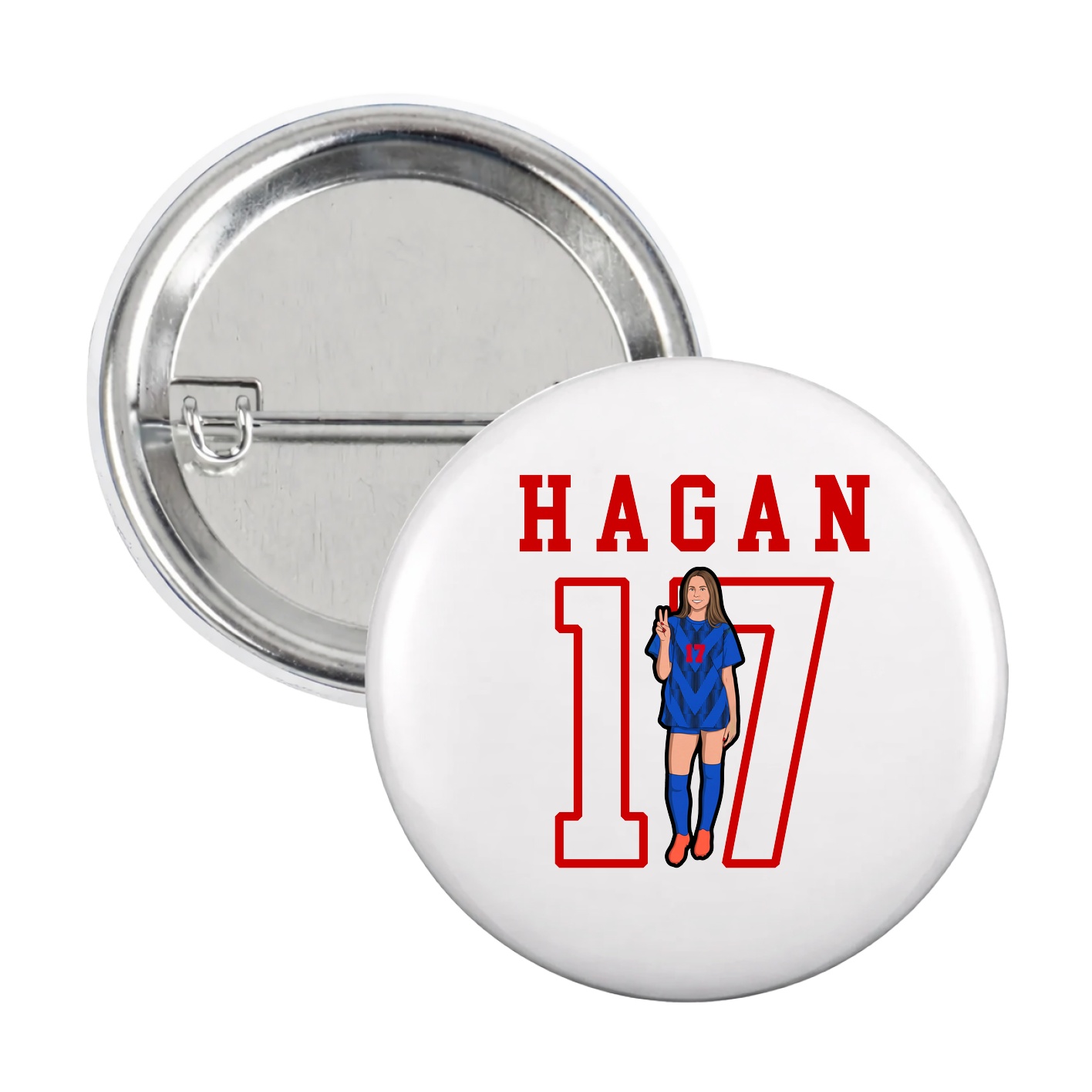 Game Day Button — Shirsey in White