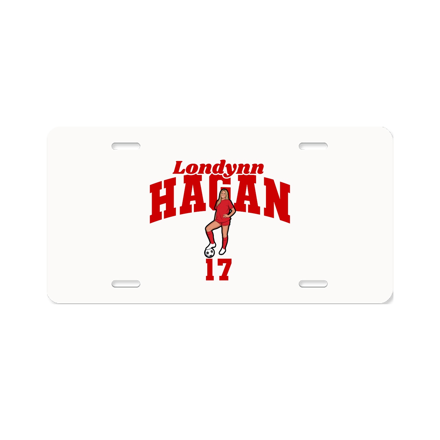 License Plate — Signature Arch in Classic