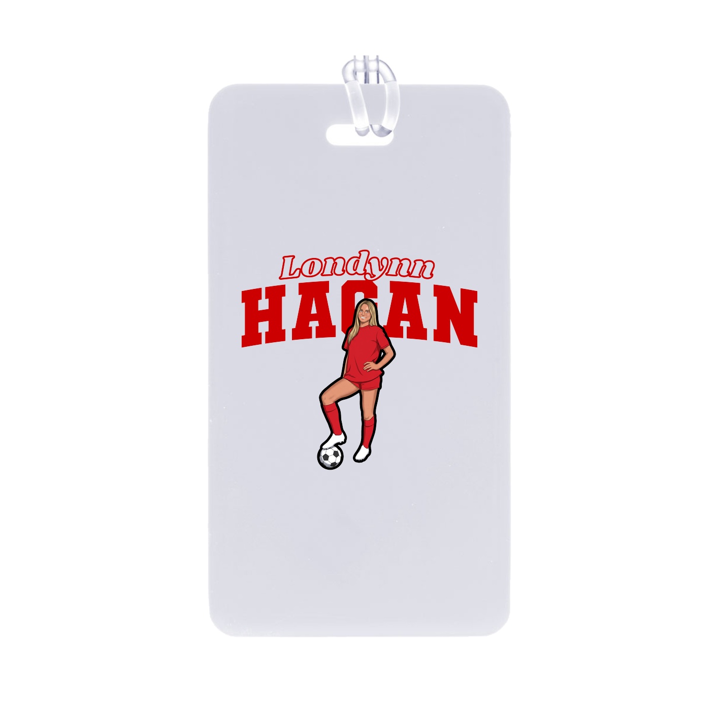 Bag Tag — Name Arch in Classic